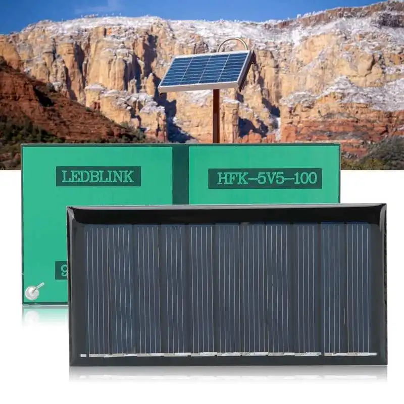 Комплект из 2 предметов на солнечной батарее Панель 0 5 W V поликристаллический