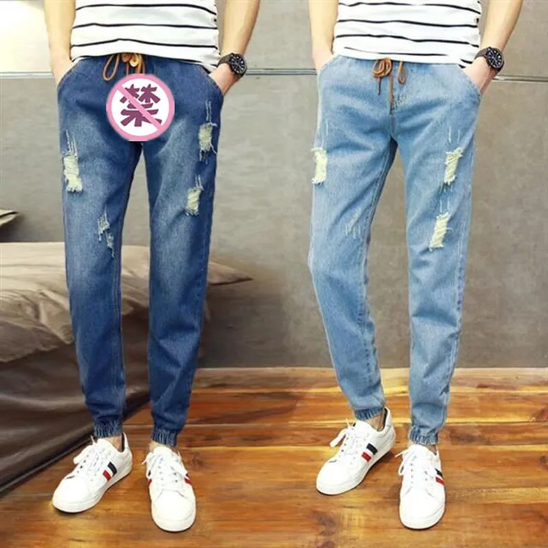 Мужские джинсы для секса на открытом воздухе, кэжуал-стиль, с секретной молнией на молнии и открытой промежностью - эротический костюм для мужчин.