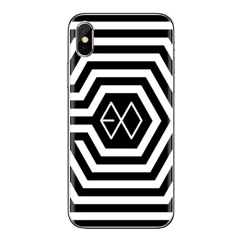 For Huawei G7 G8 P7 P8 P9 P10 P20 P30 Lite Mini Pro P Smart Plus 2017 2018 2019 Exo Kpop Transparent Soft Cases Covers |