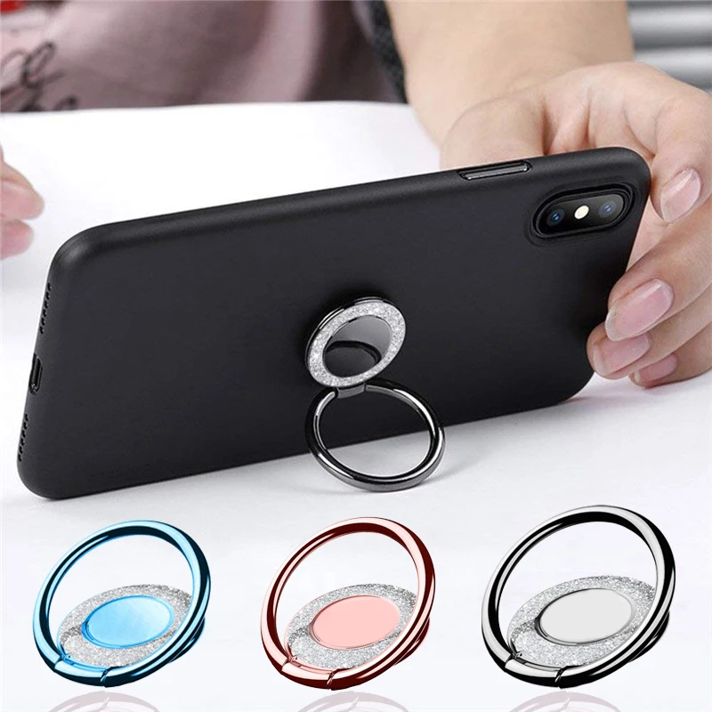 Блестящее кольцо на палец для телефона магнитный держатель мобильного мобильный
