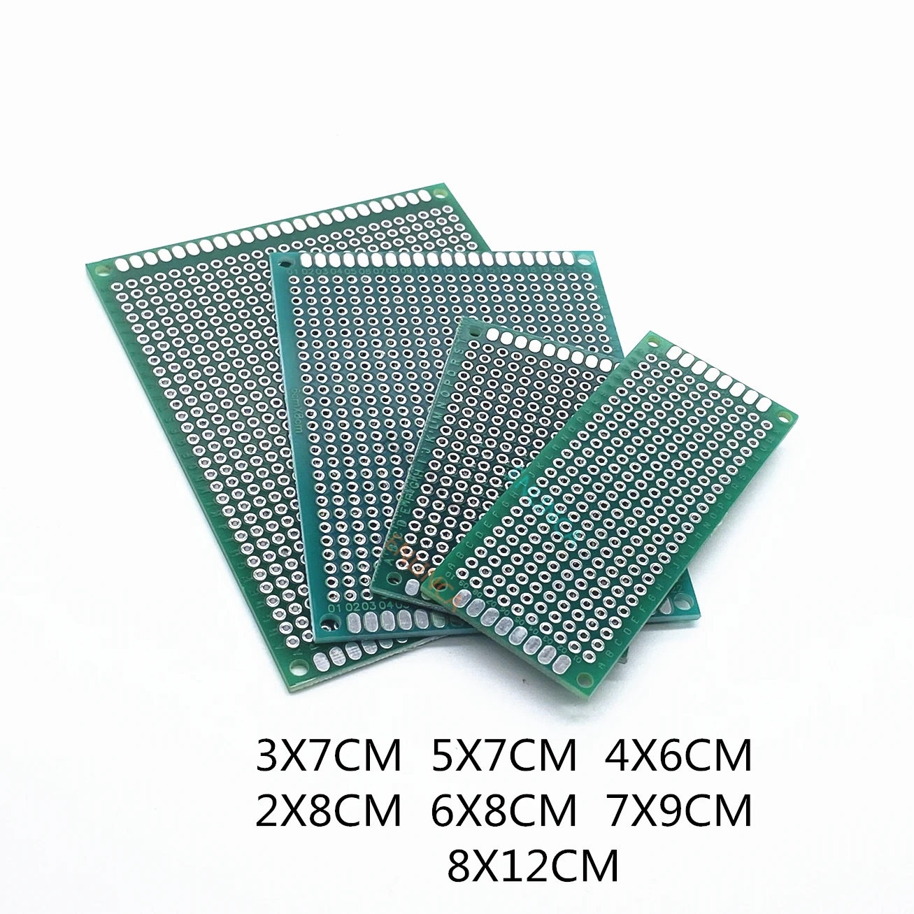 1 шт. двухсторонний медный прототип печатной платы 2x8 3x7 4*6 5x7 6x8 7x9 8x12 см