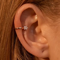 origin summer temperament gold silver color star clip earrings for women unique design bling bling rhinestone earings jewelry