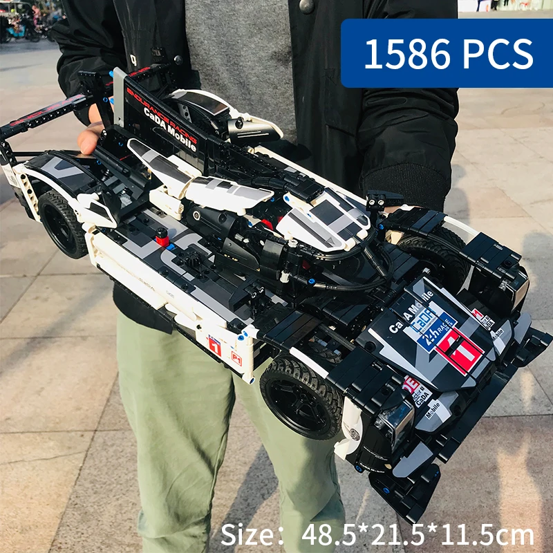 1586 шт 1:9.5 F1 формула гоночный автомобиль строительные блоки высокотехнологичная