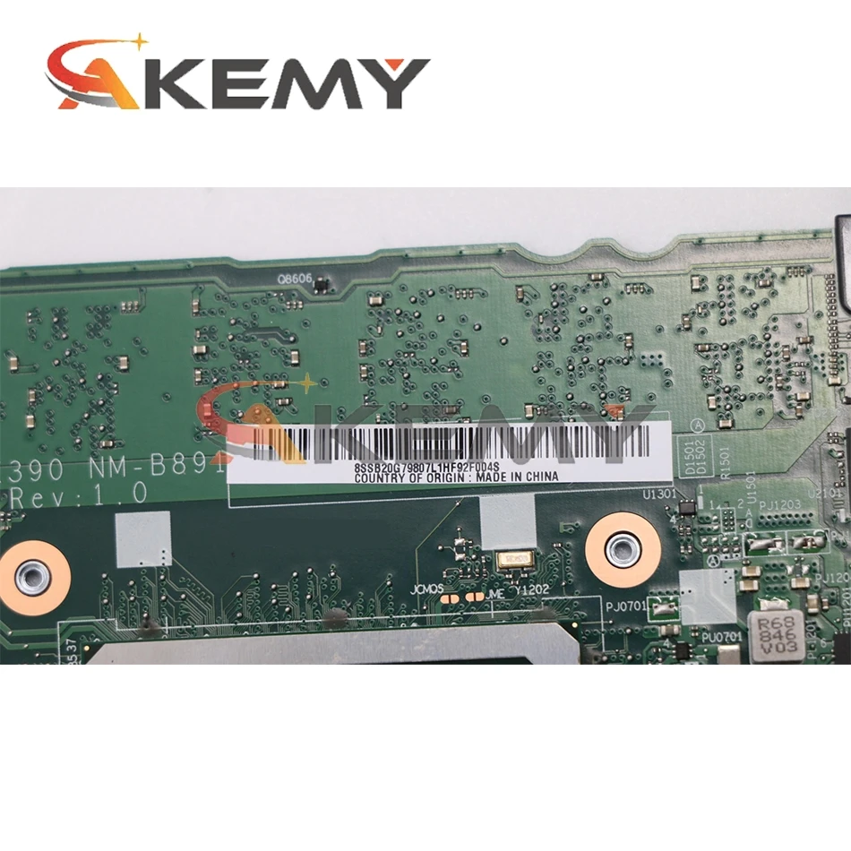 nm b891 for thinkpad t490s laptop motherboard ft491fx390 nm b891 with i7 8565u8665u 8gb ram original 100 fully tested free global shipping