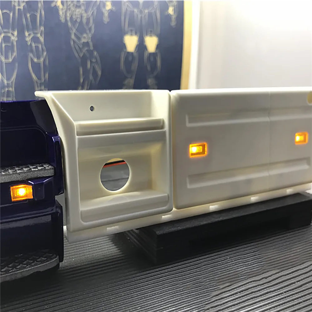 Светильник ковая фара Светодиодный Боковой габаритный фонарь для 1/14 Tamiya Scania R470