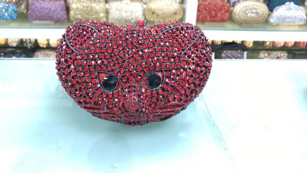 DAIWEI новый дизайн клатч вечерние сумки Женский кошелек сумка с головой кошки