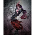 Новая коллекция 19 года, Современная фантазия, женский бюст, фигурка из смолы, Неокрашенная модель, комплект