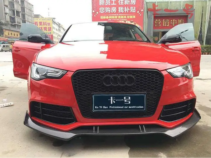 Высококачественные передние бамперы из углеродного волокна разветвители для