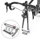 Прямая передняя вилка для велосипеда, быстросъемный фиксированный зажим, багажник для автомобиля, внедорожника, модифицированный Portab, черный, желтый, серебристый, Аксессуары для велосипеда