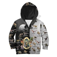 love dinosaur world printed hoodies kids pullover sweatshirt tracksuit jacket t shirts boy for girl funny animal apparel 14