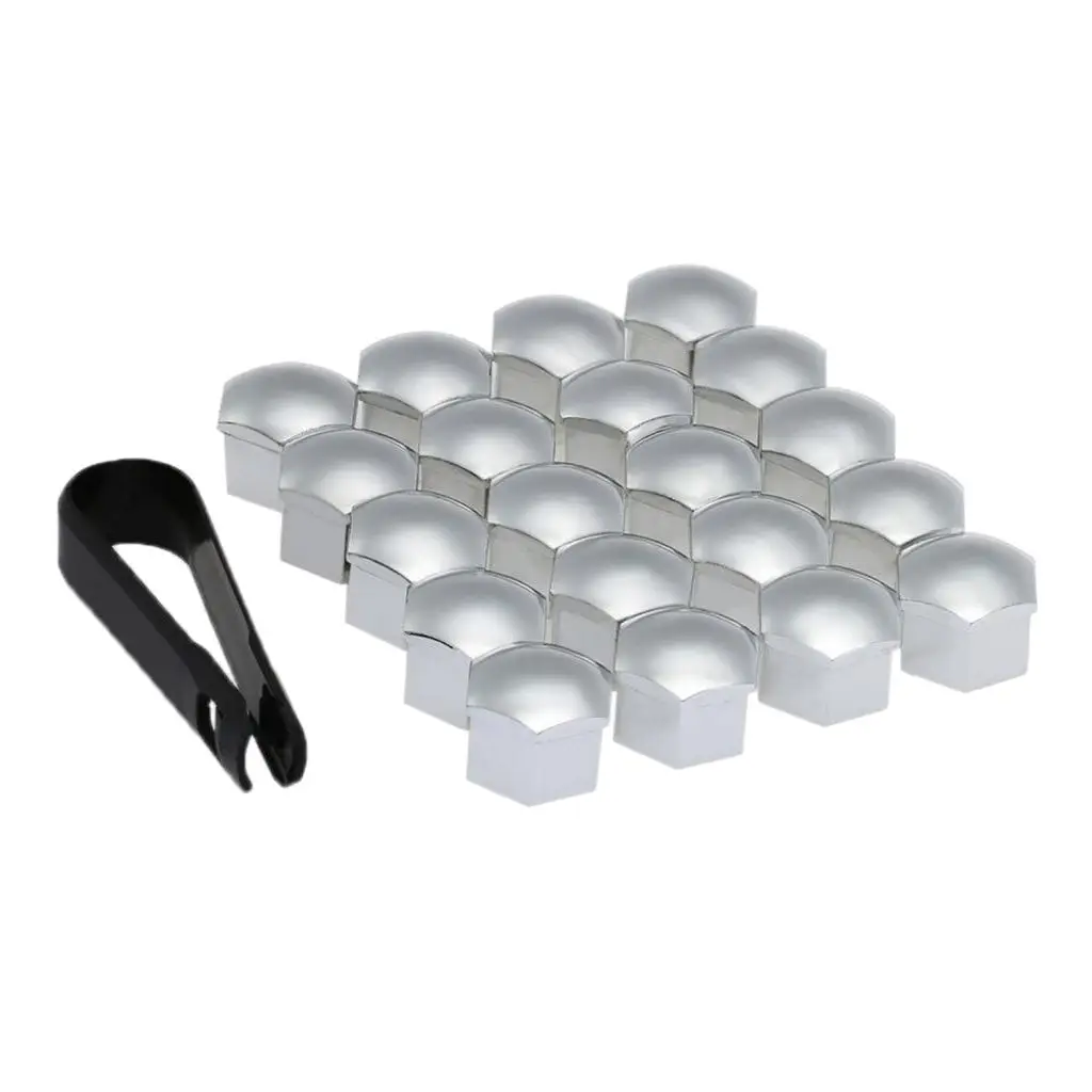 

20pcs Universal 21mm Wheel Nut Covers Lug Nut Caps Screw Protector