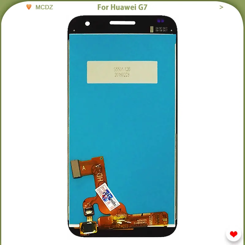 Новый Для huawei G7 L01 L03 ЖК дисплей сенсорный сенсор дигитайзер экран в сборе|Экраны