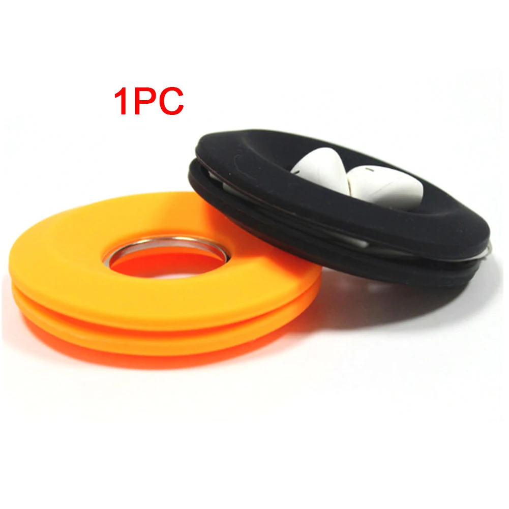 Портативный ящик для хранения хранитель наушников пончик сматывание кабеля