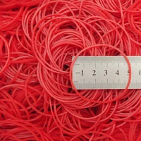 diameter 19mm 60mm red high elastic rubber bands supplies stretchable o rings