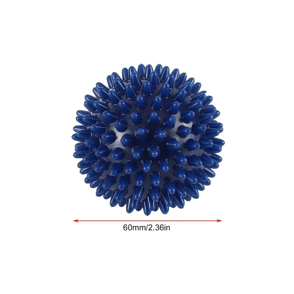 

PVC High Density Spiky Massage Ball Foot Pain & Plantar Fasciitis Reliever Treatment Hedgehog Ball Massage Acupressure Ball