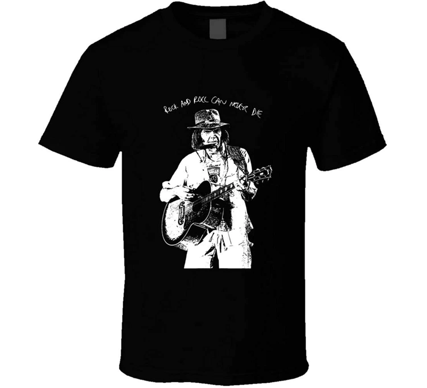 Neil Young чехол с изображением рок-н-ролл Легенда никогда не может умереть концерт