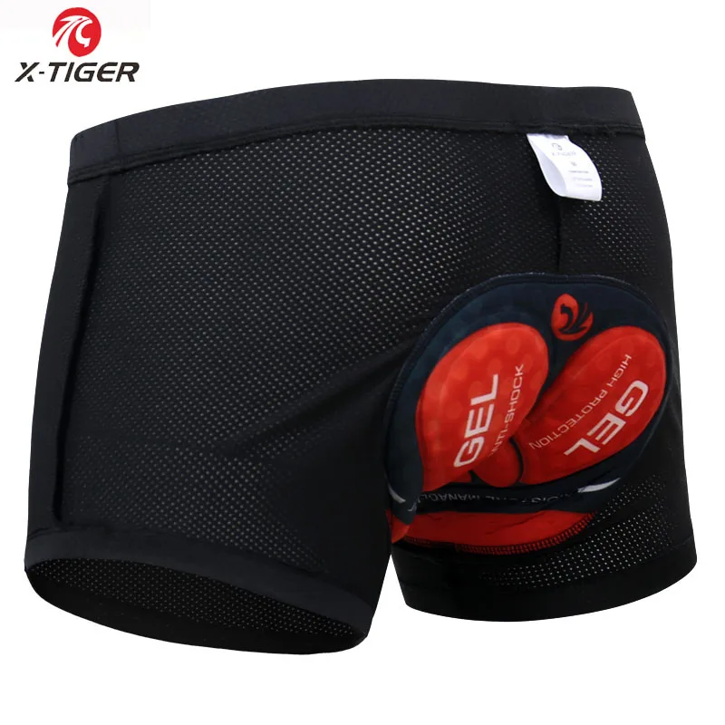 XM-DNK-16601 Мужские велосипедные шорты X-Tiger с гелевой панелью 5D, нижнее белье для велоспорта, шорты для горного велосипеда, шорты для спуска на гору, свободные шорты для велосипедистов MTB - Цвет: XM-DNK-16601