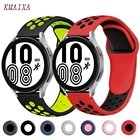 Ремешок силиконовый для Samsung Galaxy watch 4 44 мм 40 мм3active 2, спортивный браслет для galaxy Watch 4 classic 46 мм 42 мм, 20 мм 22 мм