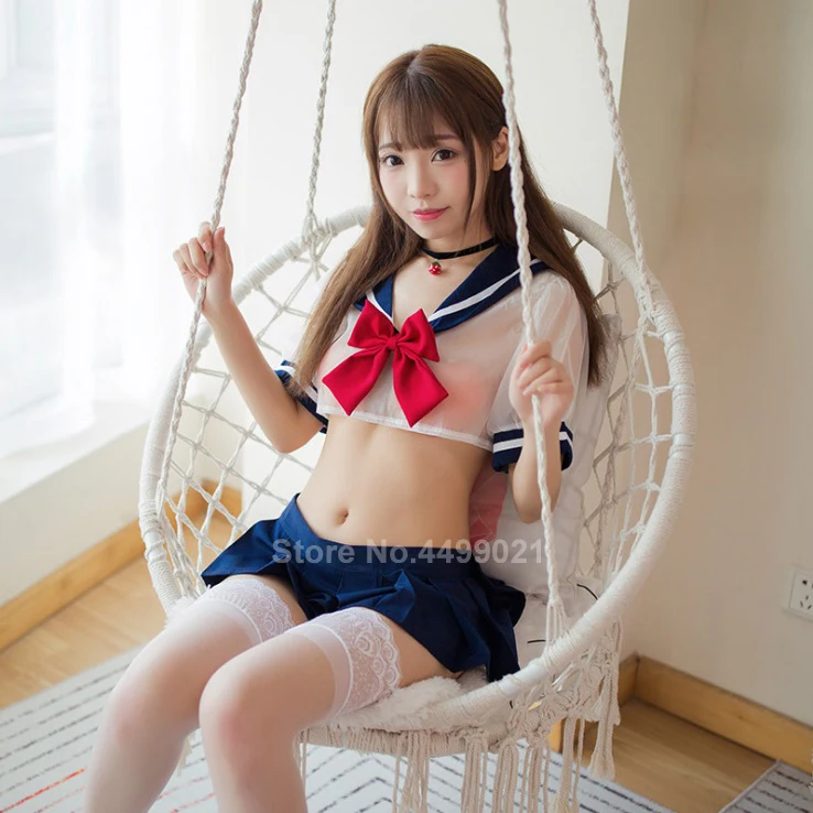 Комплект одежды из топа и юбки Женский японский костюм JK пикантная Милая