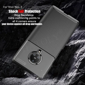hatoly case for vivo nex 3s cover ultra thin soft tpu carbon fiber back cover for vivo nex 3s bumper case on bbk vivo nex 3 5g free global shipping
