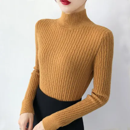 OHCLOTHING весенний корейский короткий Универсальный Зимний свитер вязаная рубашка с длинным рукавом свободный женский свитер пуловер - Цвет: X  Y
