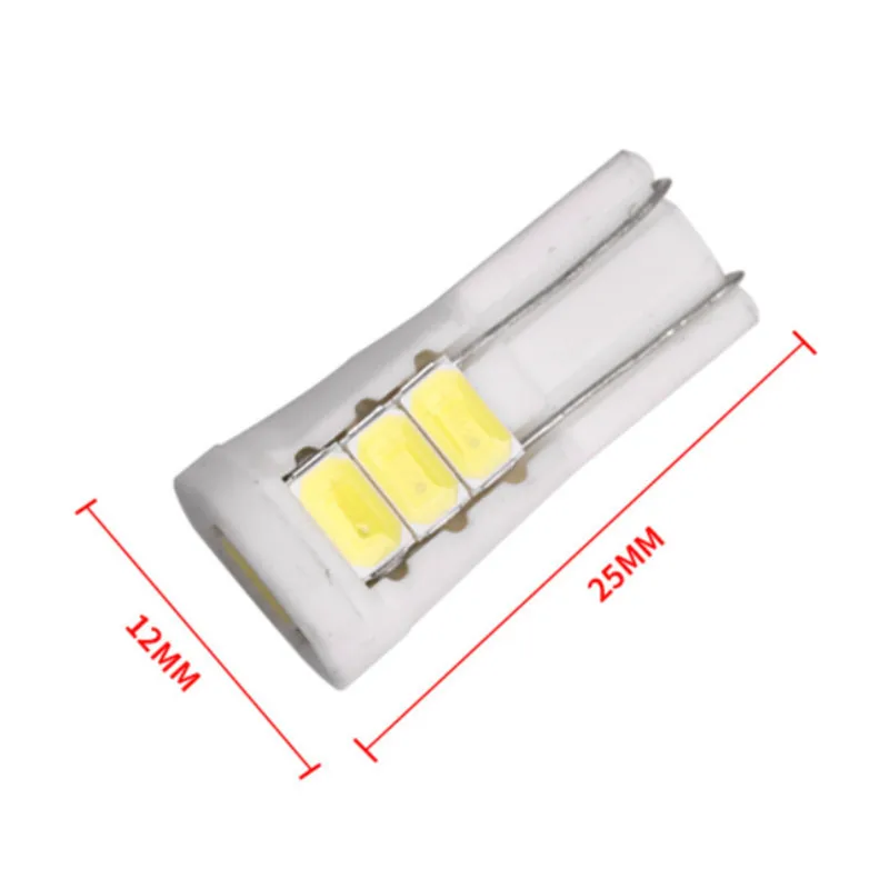 1 шт. W5W T10 керамический 8 SMD 5630 Светодиодный светодиодный 5730 194 168 501 клиновидный