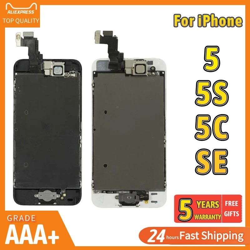 Полный комплект для iPhone 5 5S SE 5SE ЖК-экран сенсорный дигитайзер сборка замена без