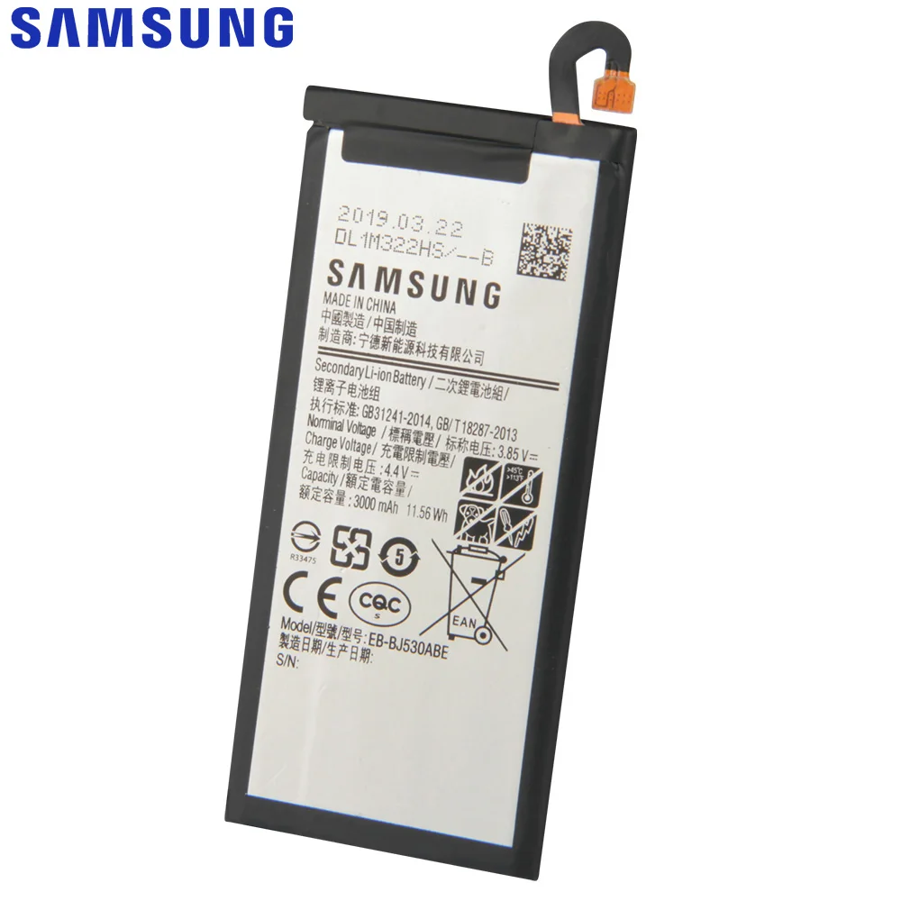Оригинальная запасная батарея EB-BJ530ABE для Samsung Galaxy 2017 Edition J5 J530F J530G SM-J530F
