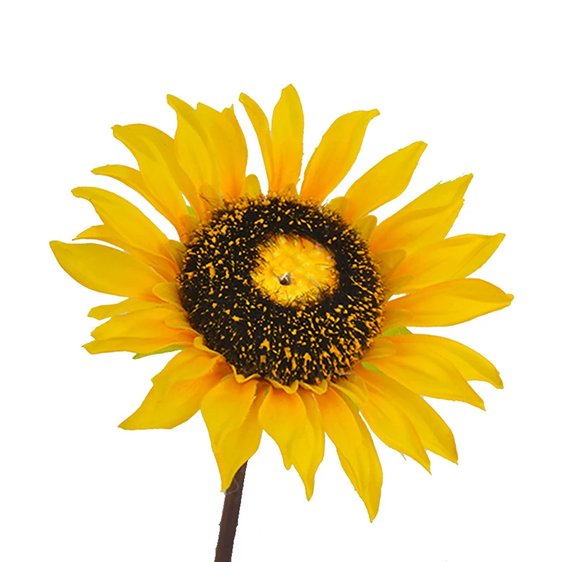 

1Pcs Fake Flower Single Sunflower Simulation Sardine Home Decoration Photography Props Floral Accessories Artificial Sunflowers