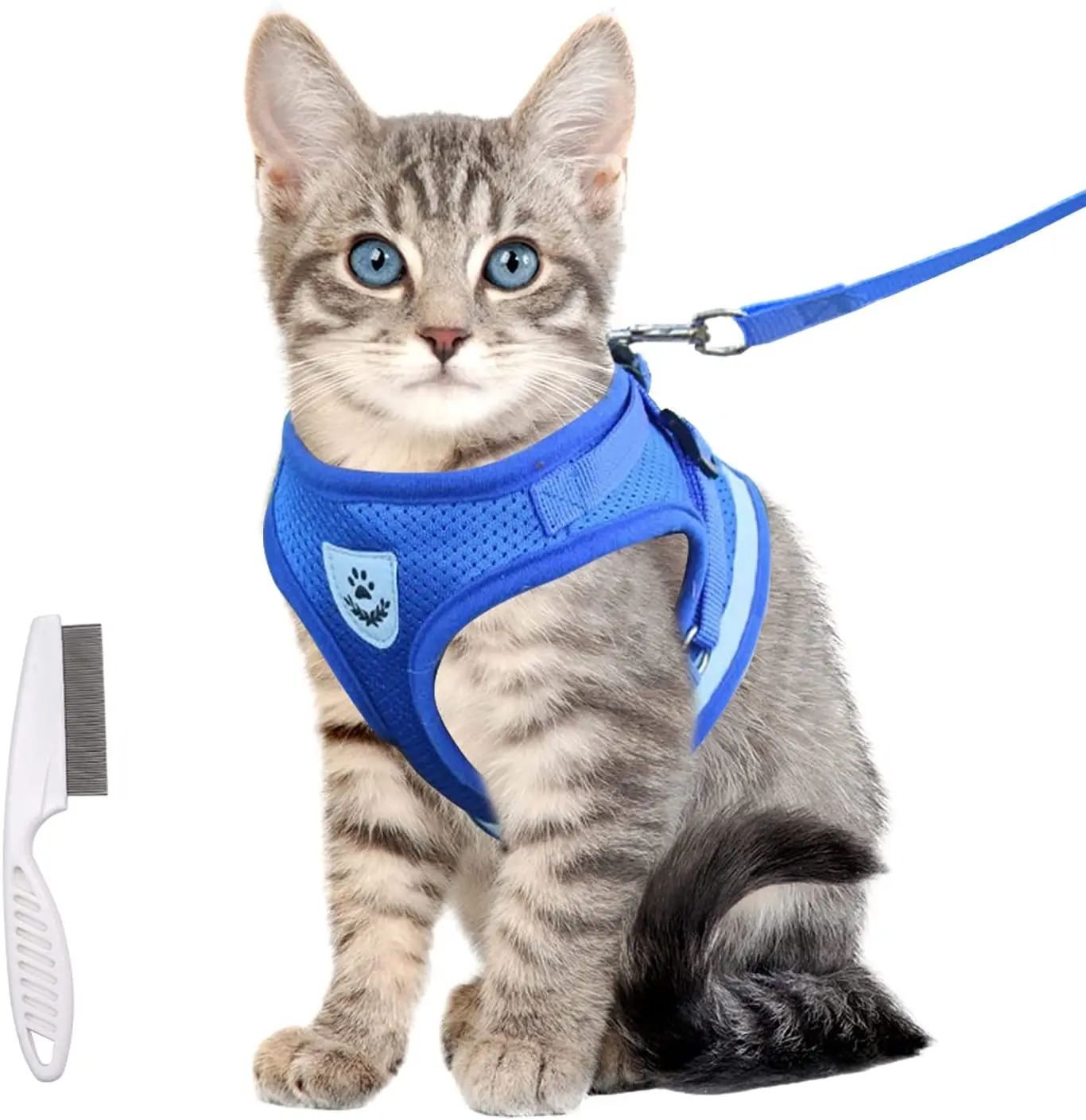 

Светоотражающая нагрудная шлейка для домашних животных, воздухопроницаемая поводок для котят и маленьких собак и щенков