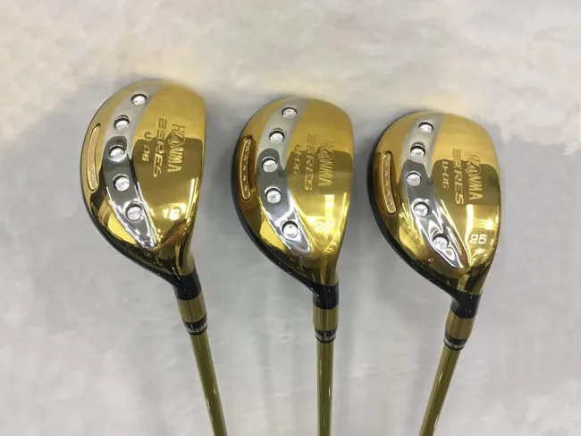 Honma U 06 гибриды для гольфа Beres клюшки 19/22/25 градусов R/S гибкий графитовый Вал с