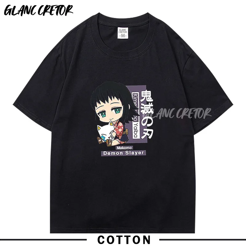 

Hot Anime Demon Slayer Fashion Cartoon T Shirt Men Summer Harajuku T-shirt Graphic Streetwear Tshirt Hip Hop Top Tees Male