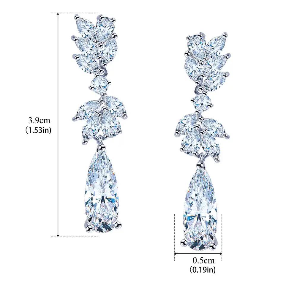 Брендовые Популярные Роскошные симметричные серьги Bettyue трех цветов с