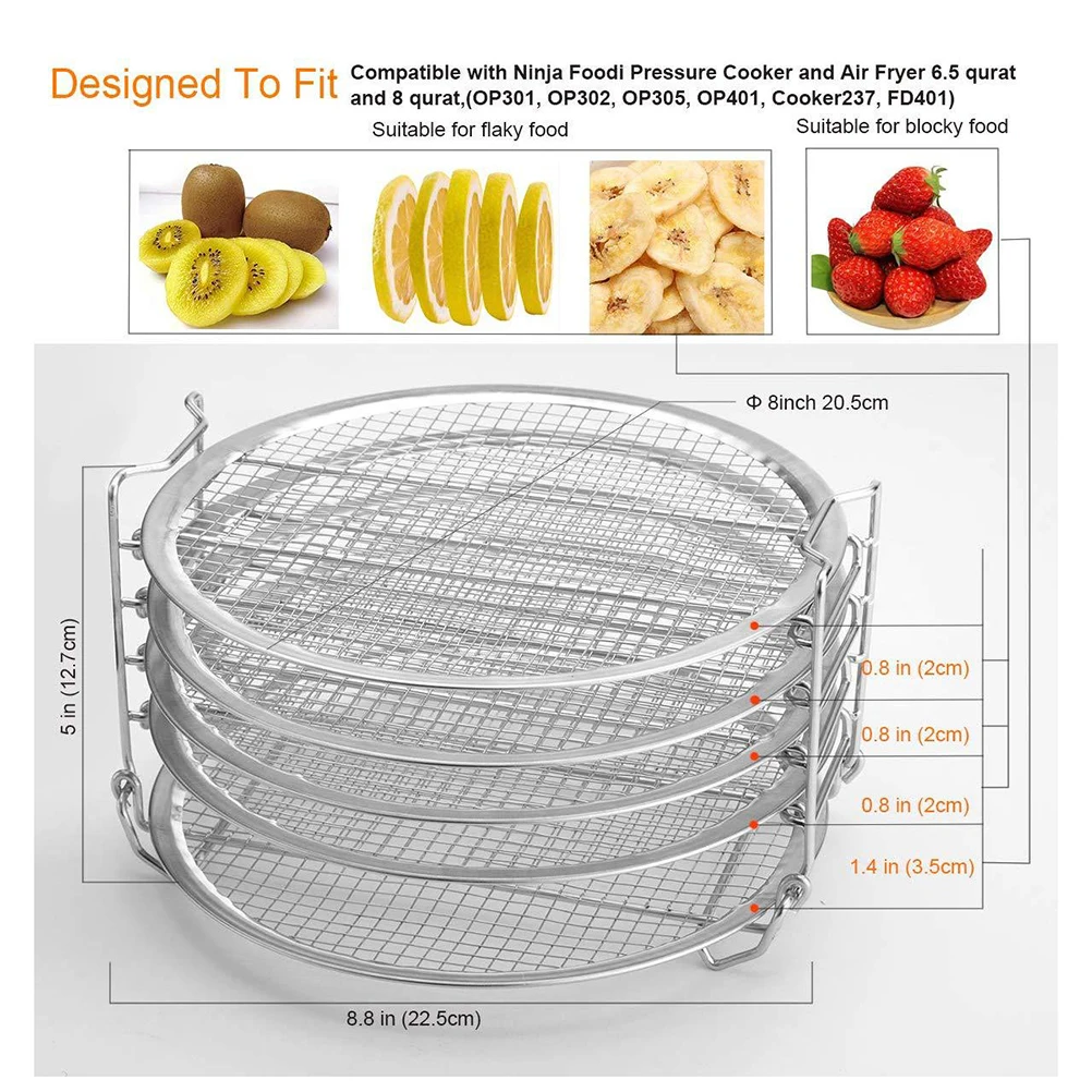 5 Слои s гриль стенд стекируемые аэрофритюрница для приготовления блюд без