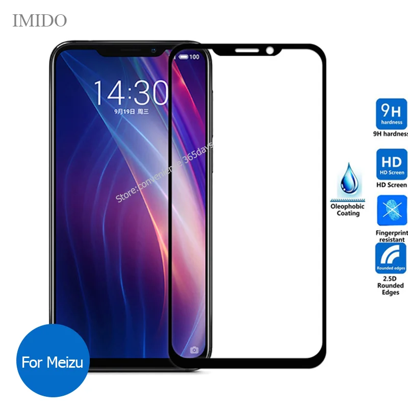 Закаленное стекло с полным покрытием для Meizu Note 9 M8 X8 V8 M8C Защита экрана Mezu M 8 8C V 16S 16X
