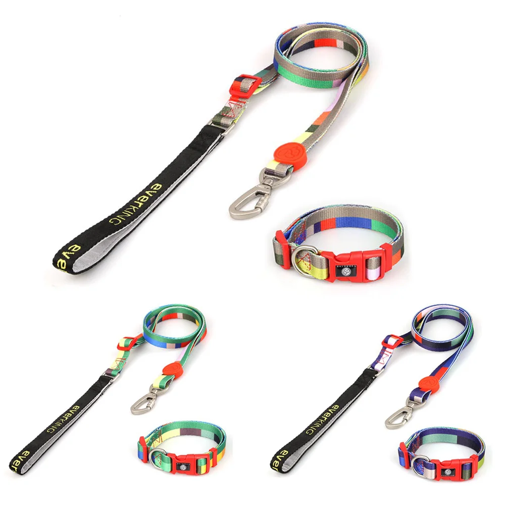 

Designer Dog Harness Collar Leash Personalized Detachable Pet Accessories
