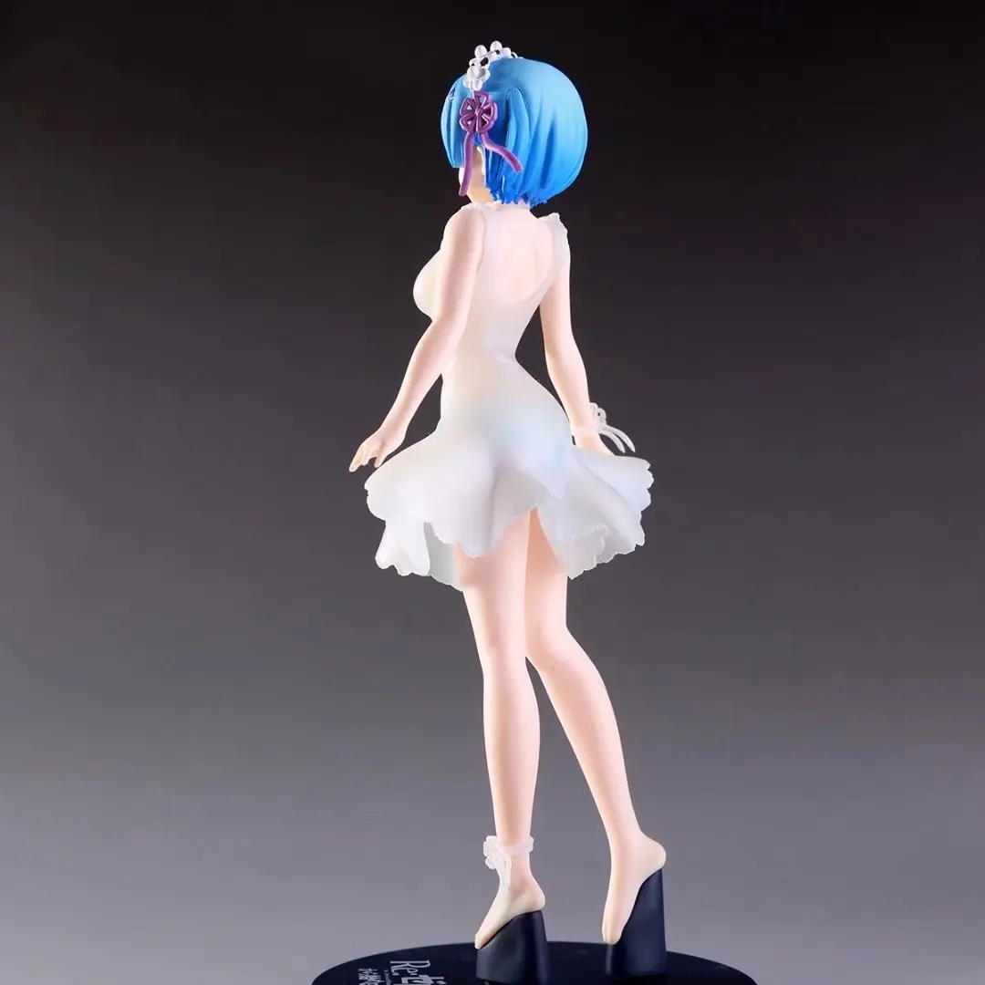 Новое Аниме Re: Life In A другой мир от Zero Rem платье Рам Stand Ver. ПВХ экшн-фигурка