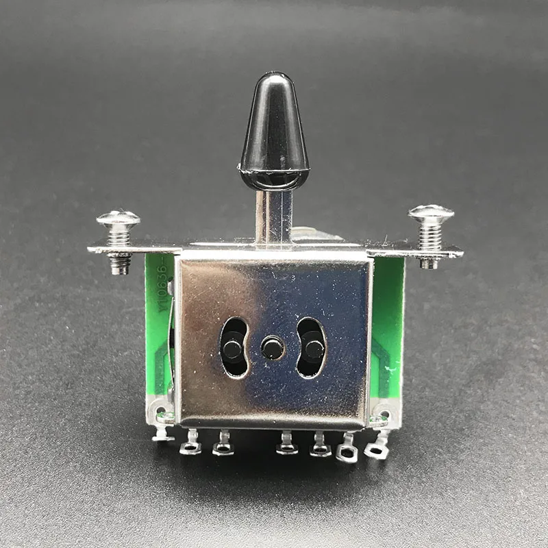 F 5way with 2 cap 3 Way Тумблер для LP SG металлическая электрогитара 5 способ FD гитары Управление переключатель электрическая гитара переключатель с переключателем наконечник - Цвет: F 5way with 2 cap