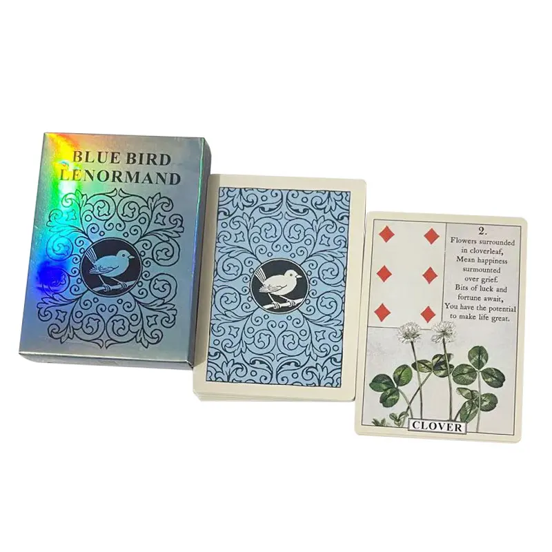 Карточки с Таро Blue Bird Lenormand классические настольные игры на английском языке