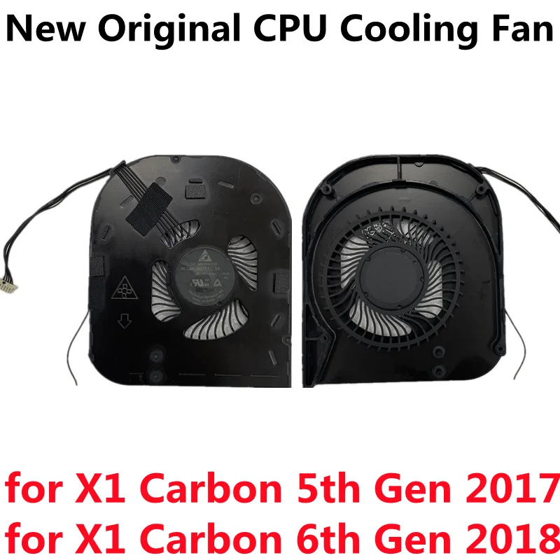 Новый радиатор охлаждения процессора для Lenovo thinkpad X1 Carbon 2017 5th 6th gen X1C 2018 ND55C34-16E15 -17E30