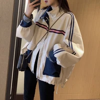 womens windbreaker 2020 retro hong kong style tooling jacket 2020 autumn new loose top all match casual womens trend