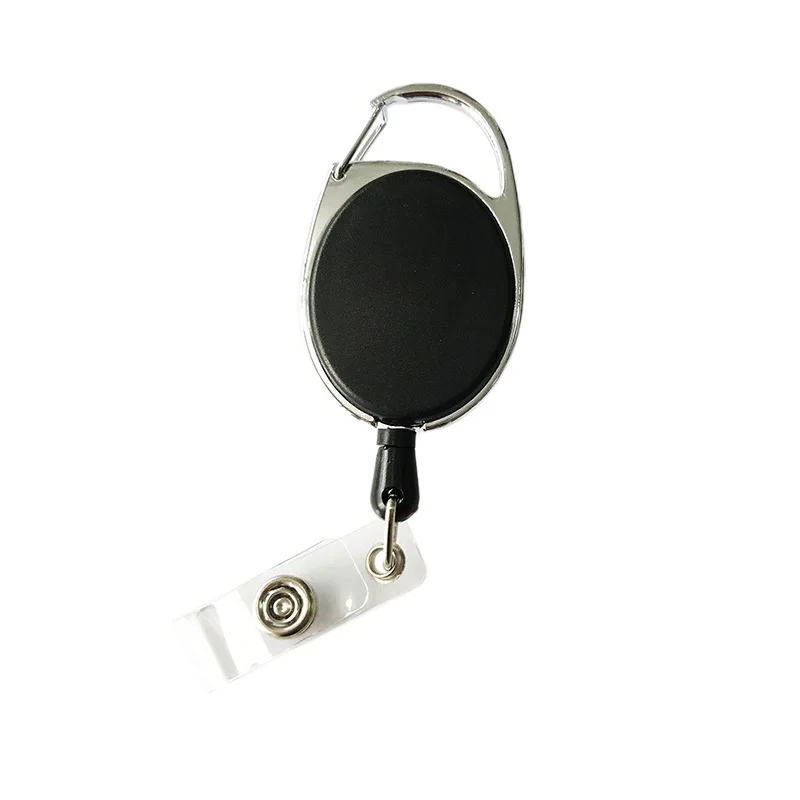 Retractable Badge Holders with Carabiner Reel Clip and Vertical Style Heavy Duty ID Card | Канцтовары для офиса и дома