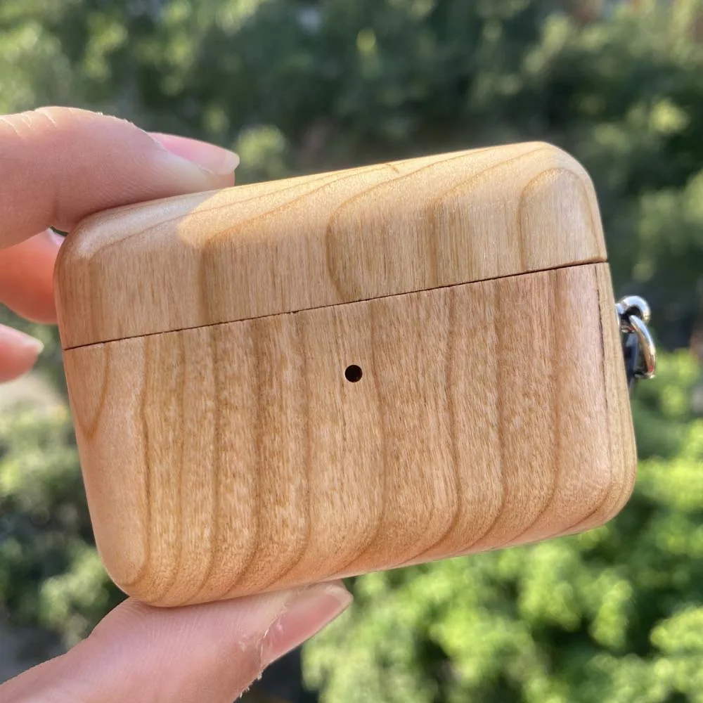 Для AirPods Pro, Жесткий Чехол, защитный твердый деревянный чехол, противоударный чехол для Airpods 3, чехол для зарядки наушников