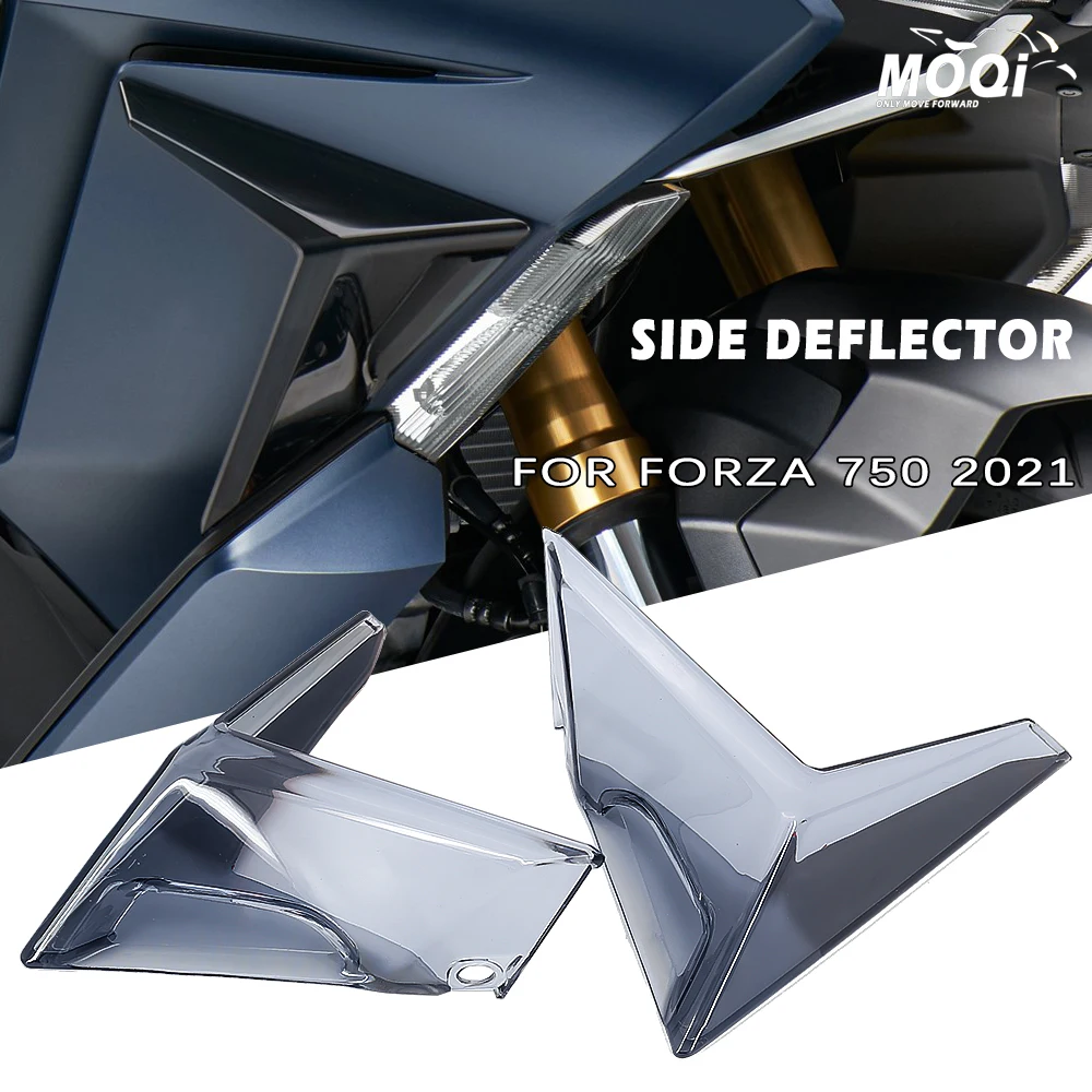 

Fit For FORZA 750 2021 For FORZA750 Motorcycle Accessories Side Deflector Kit Spoiler Add-on Spoiler Side Windshield Windscreen