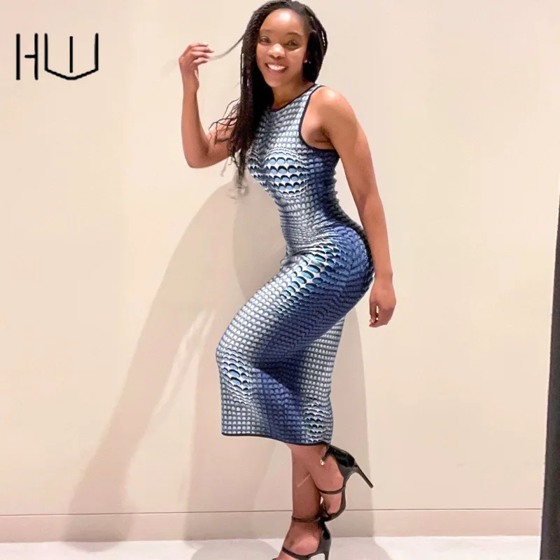 Платье на бретелях со средней талией с принтом змеиной кожи|Женские платья| |