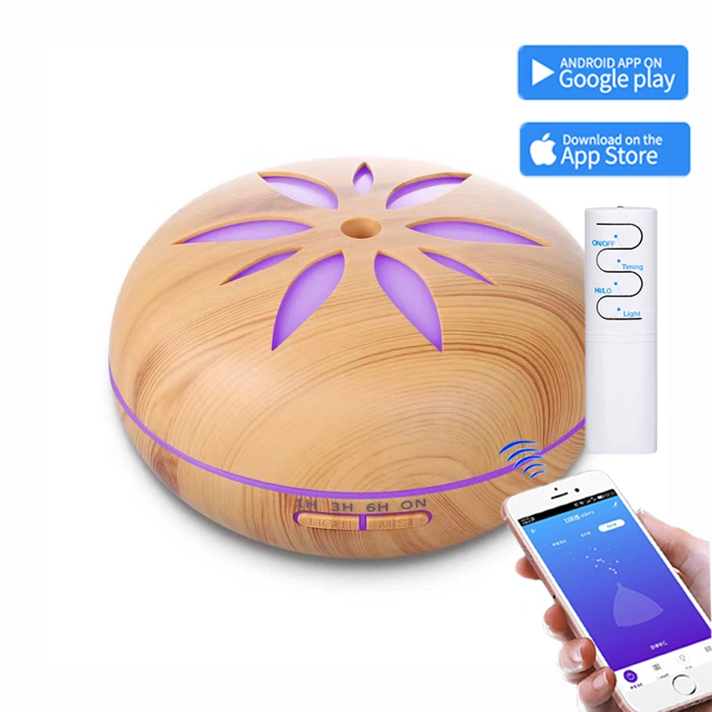 Увлажнитель Ароматизатор воздуха со светодиодной подсветкой 550 мл|Увлажнители