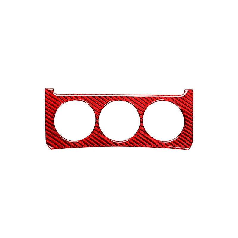 

for Nissan 350Z 2006-2009 Carbon Fiber Air Conditioning Control Button Panel Surround Frame Sticker Cover Trim
