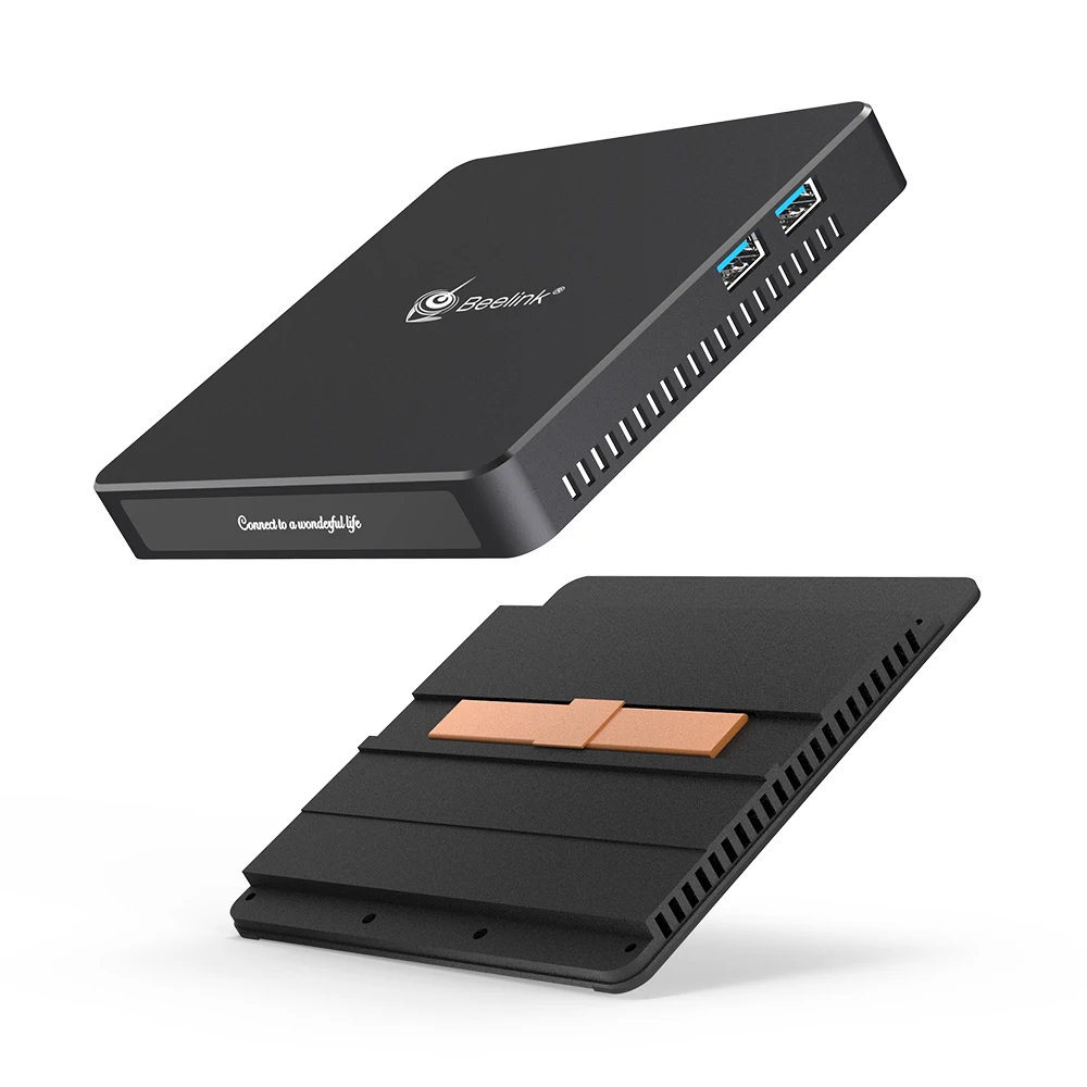 Мини-ПК Windows 10 T34 Intel Celeron N3450 четырехъядерный 2 ГГц 6 ГБ DDR3 128 Гб SSD Win10 Linux NUC Ubuntu