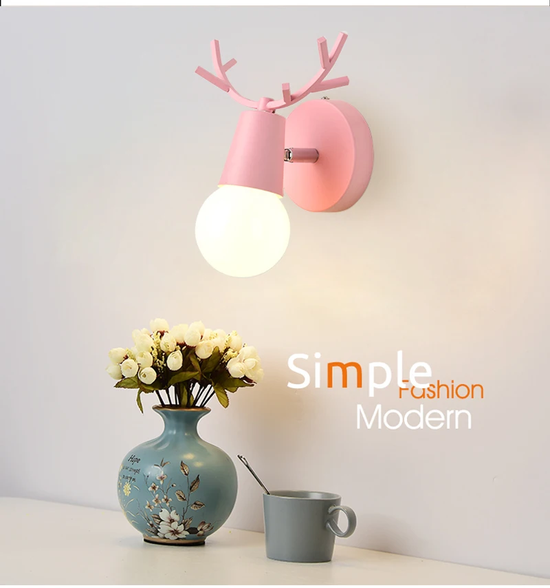 

Wall Lamp Energy-Saving Nordic Living Room Aisle Modern Simple Bedroom Room Background Creative Led Bathroom Mirror Front Lamp