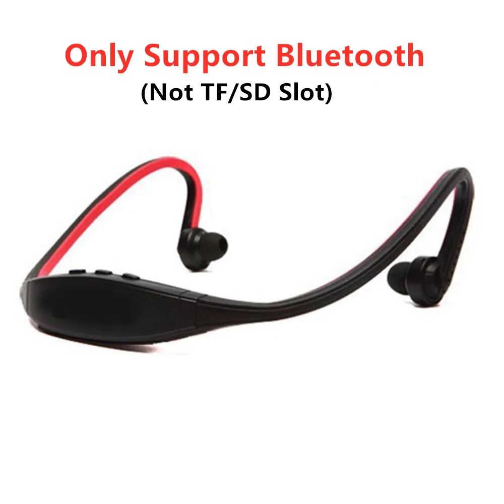 Bluetooth only S9 Bluetooth наушники беспроводные Спортивные Bluetooth наушники Поддержка TF/SD карты микрофон для iPhone huawei XiaoMi телефон - Цвет: Bluetooth only
